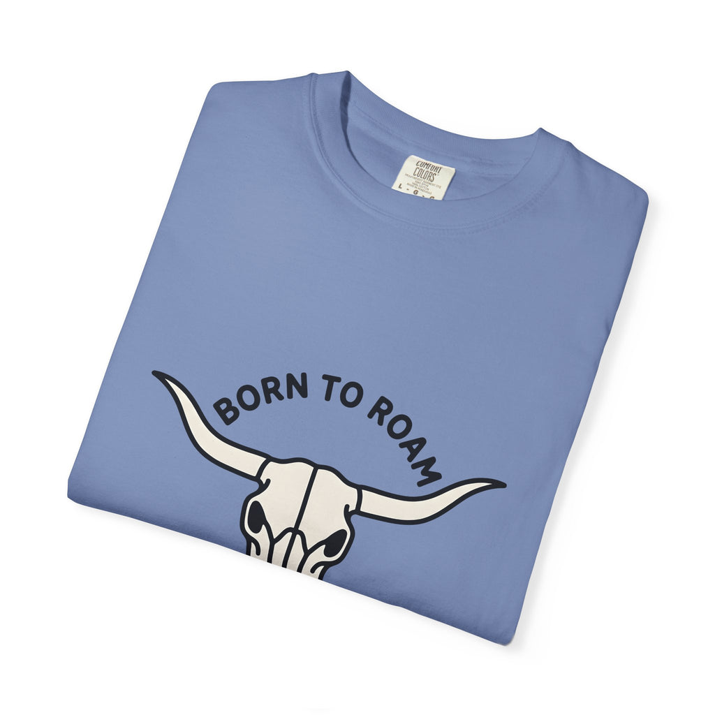 Bull Skull Cowgirl Tribal Gift Country Skull Rodeo Fan Western Tribal Clean Horns T-Shirt