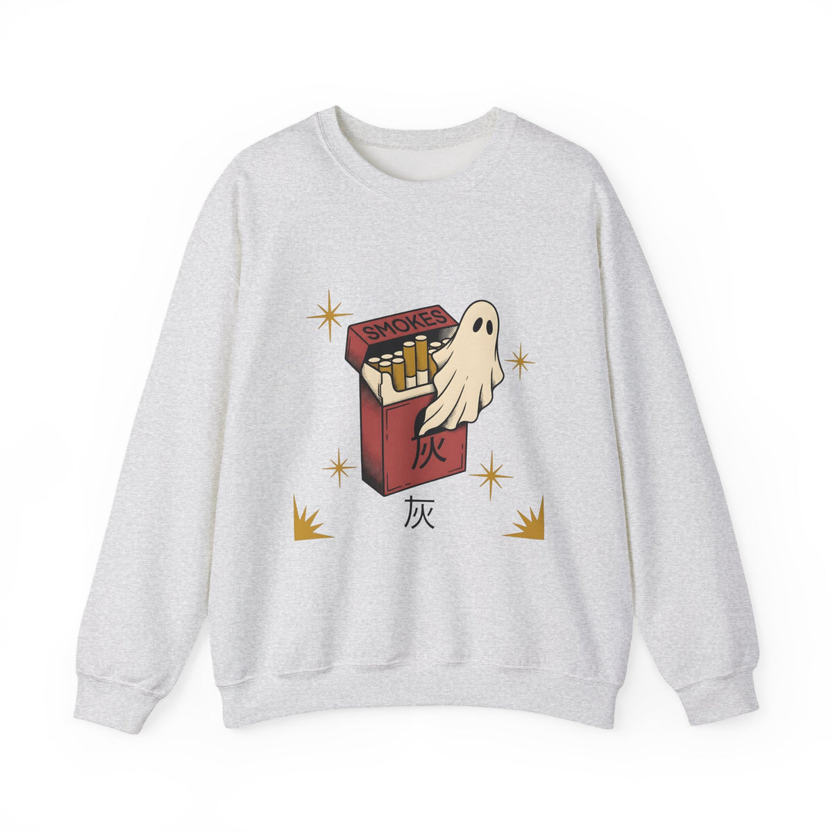 Specter Tobacco Case Sweatshirt Halloween Fright Gift Women Distressed Sweatshirt Tobacco Pouch Sweatshirt Horror Fan Spooky Graphic