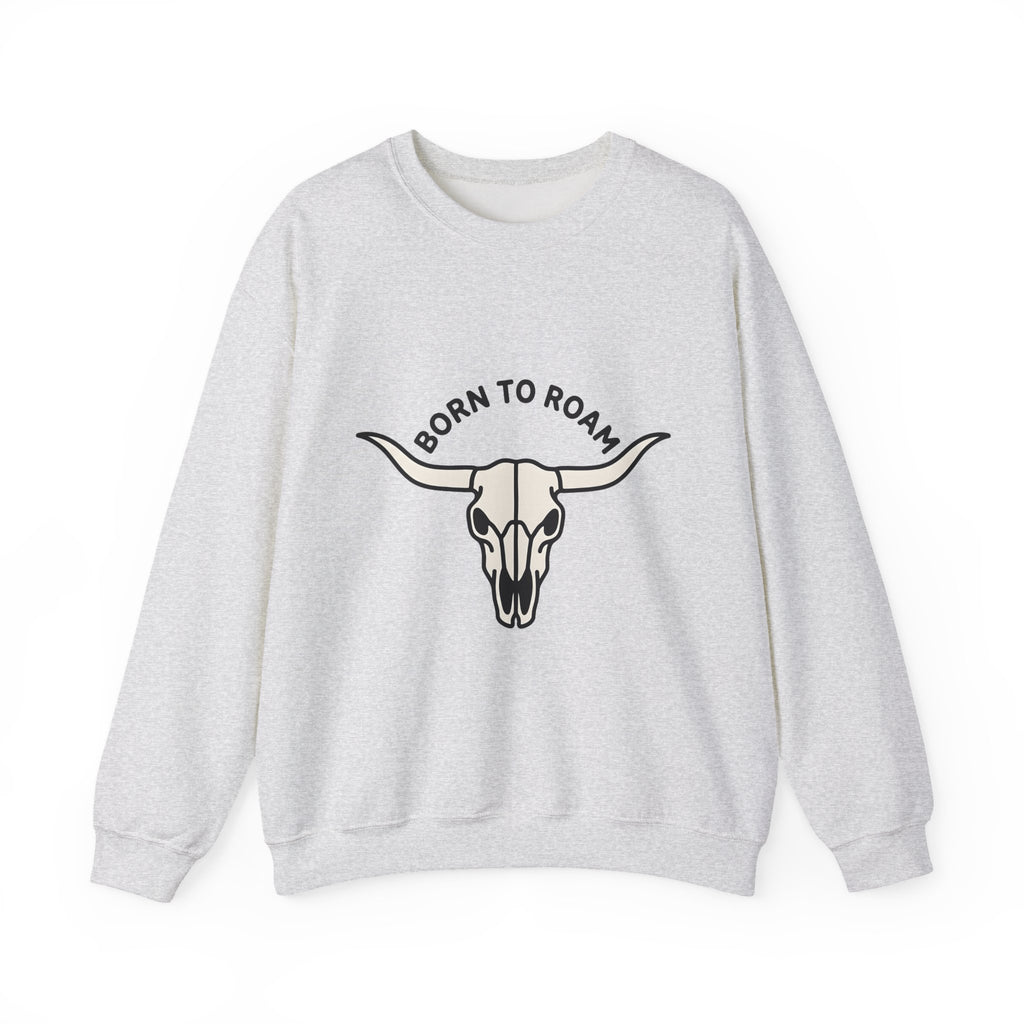 Bull Skull Cowgirl Tribal Gift Country Skull Rodeo Fan Western Tribal Clean Horns Sweatshirt