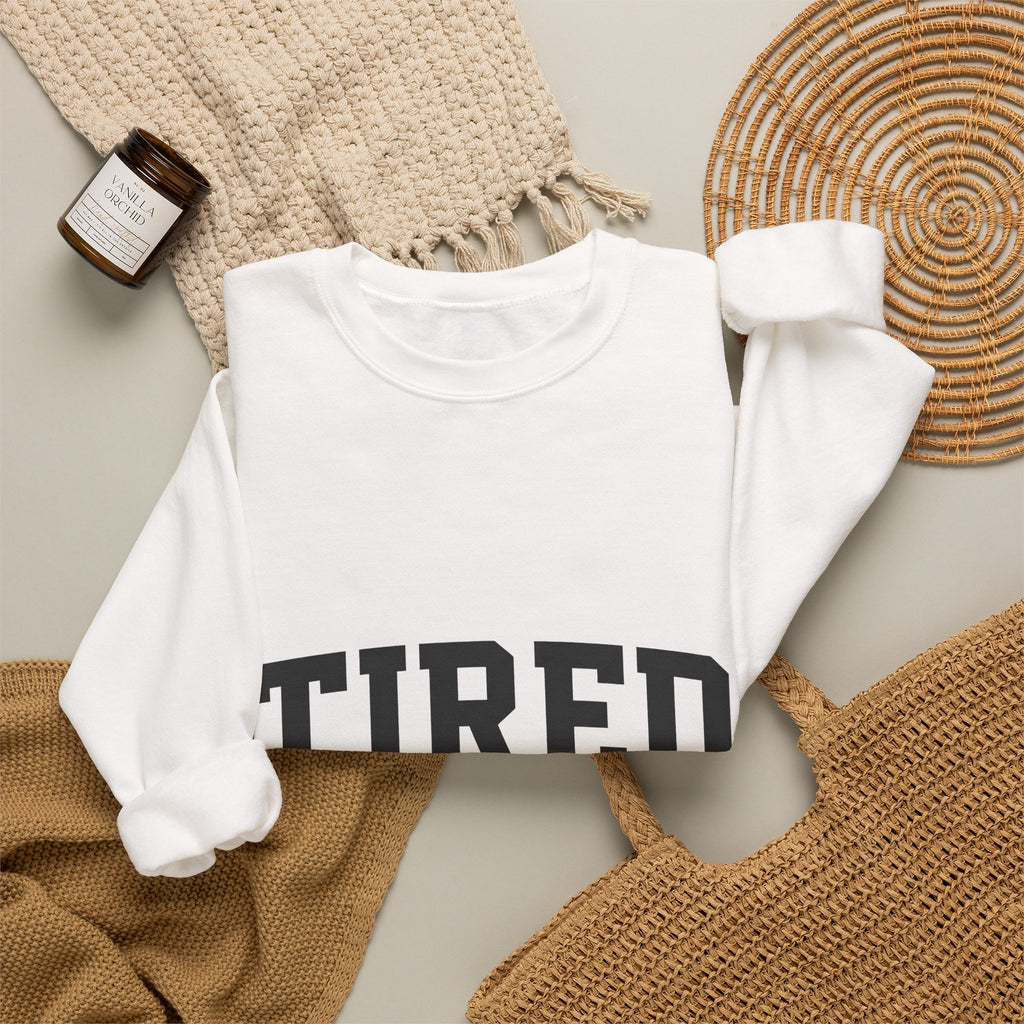 Varsity Block Text Sweatshirt Moms Parent Gift Women Bold Sweatshirt Lettering Sweatshirt Motherhood Fan Typography Sweatshirt Parenting Graphic Retro