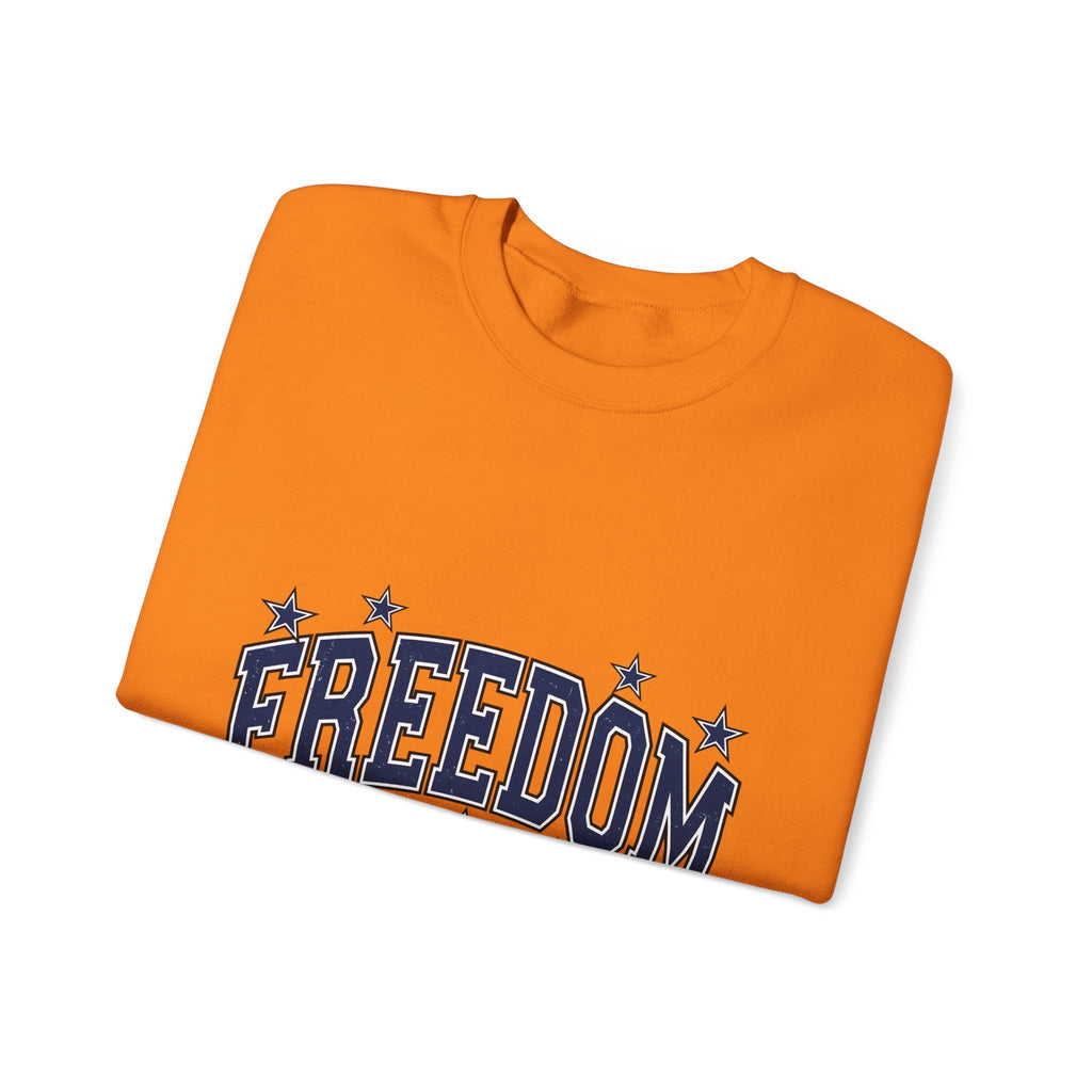 Patriotic Text Sweatshirt America Independence Gift Women Collegiate Sweatshirt Typography Sweatshirt American Fan Patriotic Sweatshirt Liberty Graphic Vintage