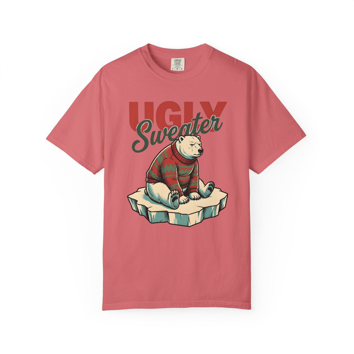Arctic Bear Sweater Christmas Fauna Gift Nostalgic Polar Bear Xmas Fan Vintage Wildlife Doodle T-Shirt