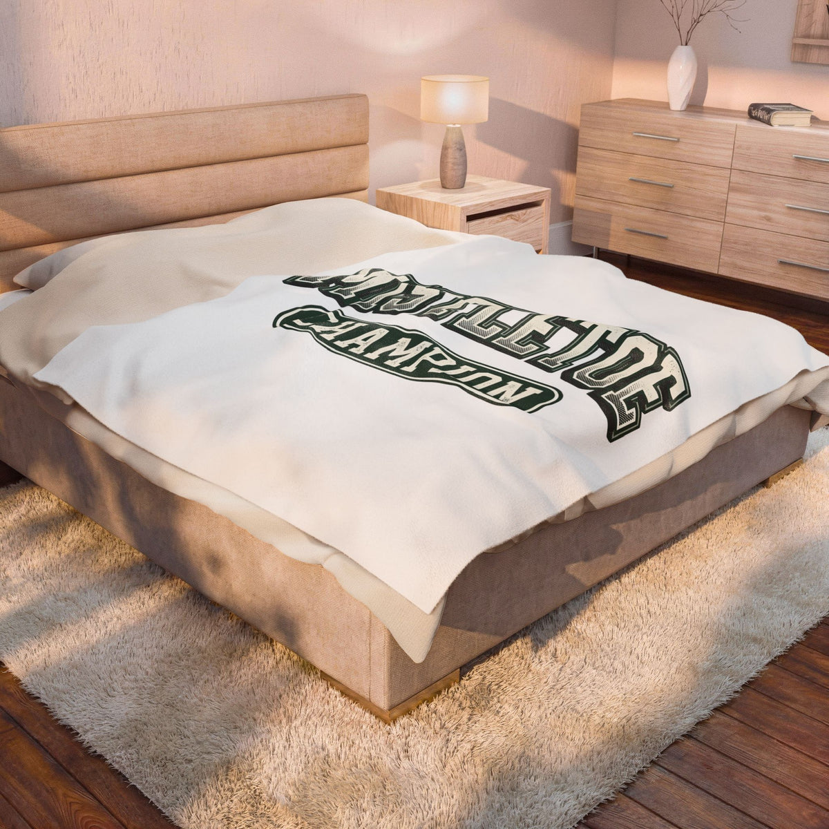 Varsity Text Blanket Christmas Humor Gift Women Bold Blanket Lettering Blanket Xmas Fan Typography Blanket Funny Graphic Retro Arch Blanket