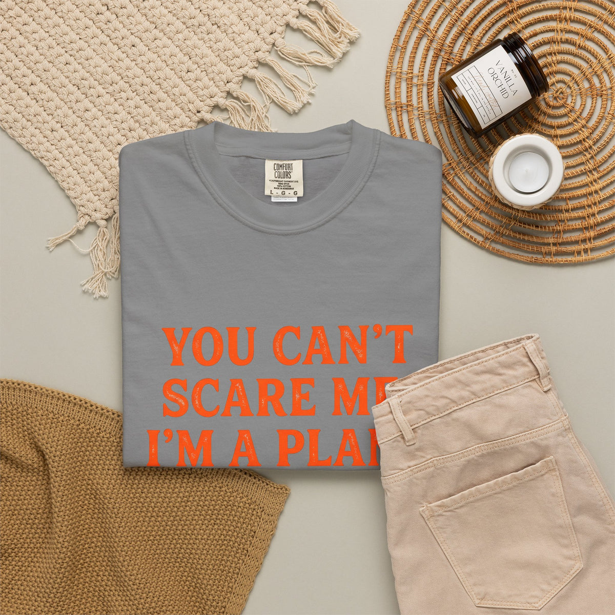 Autumn Leaves Halloween Plant Gift Bold Fall Foliage Spooky Fan Vintage Fall Foliage T-Shirt