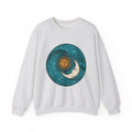 Sun Moon Sea Celestial Horoscope Gift Folk Ocean Astrology Enthusiast Bohemian Zodiac Rustic Star Sweatshirt