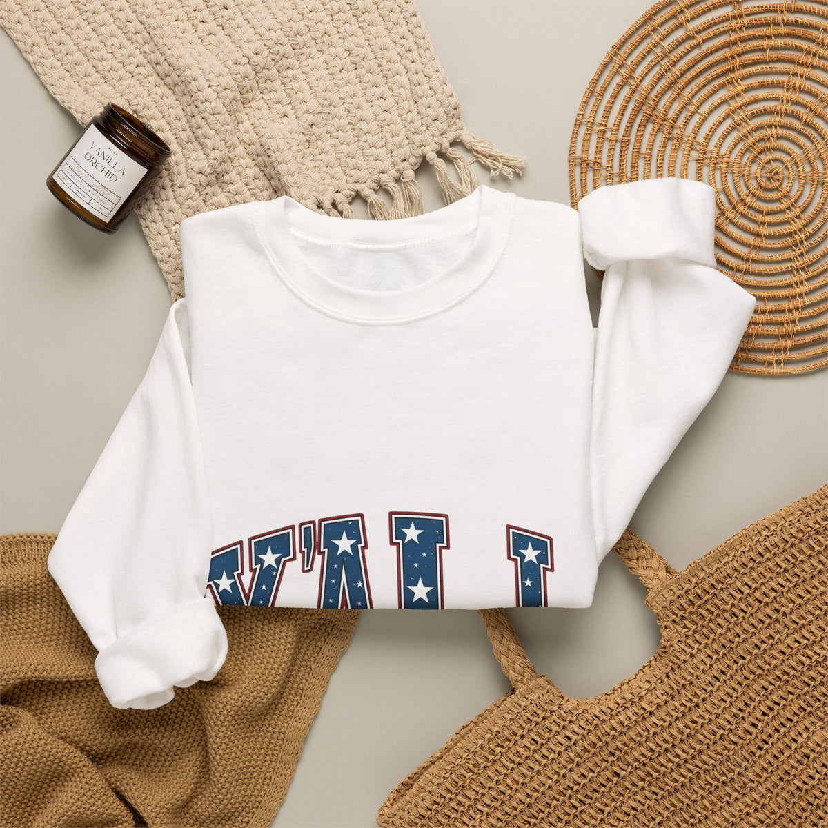 Usa Text Sweatshirt 4th Of July Cowboy Gift Women Hand Drawn Sweatshirt American Text Sweatshirt Independence Day Fan Illustrated Sweatshirt Rodeo Graphic