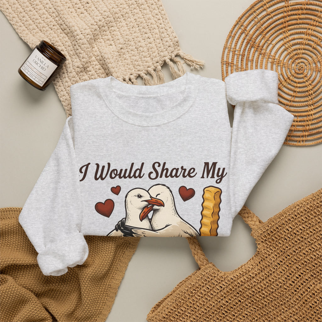 Seagull Couple Sweatshirt St. Valentine's Day Humor Gift Women Vintage Sweatshirt Gull Sweatshirt Valentine Fan Retro Sweatshirt Funny Graphic Hand Drawn