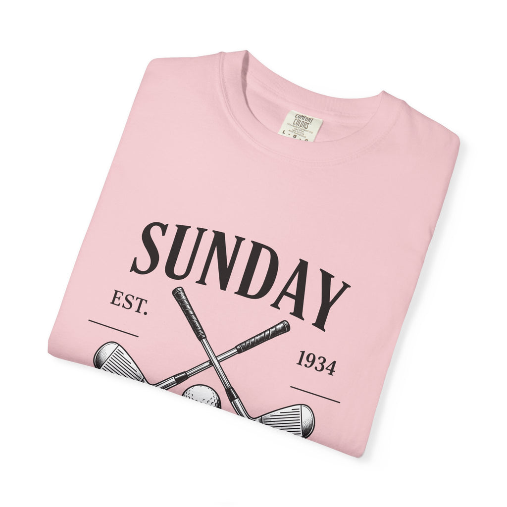 Golf Clubs Ball T-Shirt Golf Country Club Gift Women Vintage T-Shirt Golf Ball T-Shirt Golfer Enthusiast Retro T-Shirt Clubhouse Graphic Hand Drawn