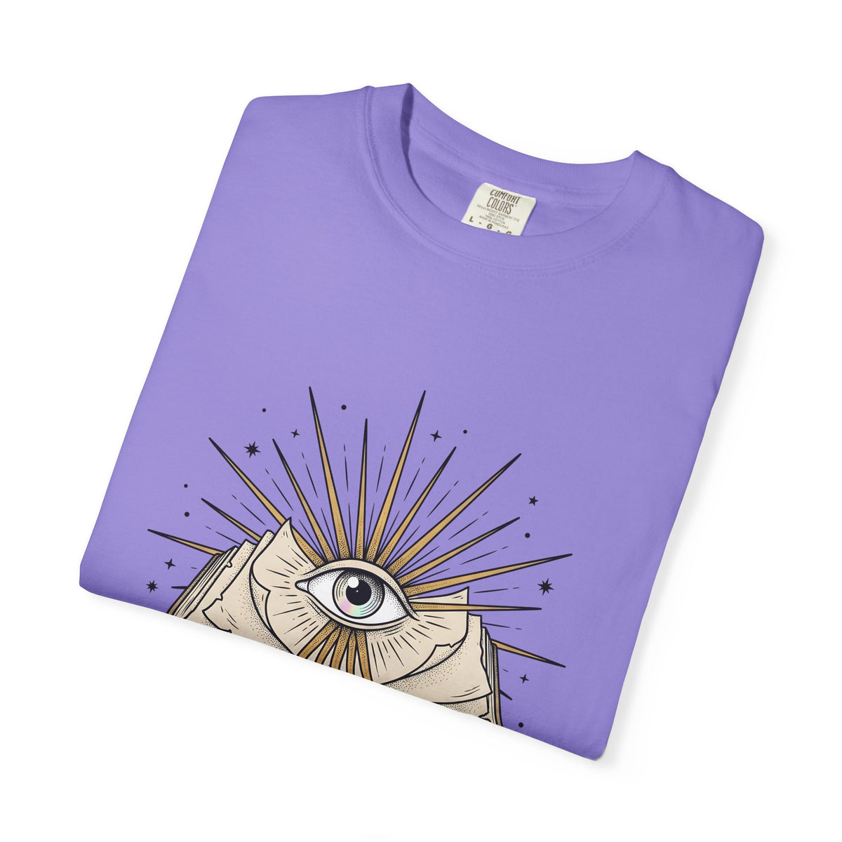 Magic Eye Journal T-Shirt Boho Chic Metaphysical Gift Women Ink T-Shirt Stereogram T-Shirt Hippie Enthusiast Tattoo T-Shirt Spiritual Graphic Retro