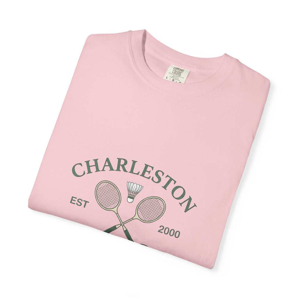 Badminton Racquets Badminton Group Gift Sketch Rackets Badminton Enthusiast Drawing Team Basic Birdie T-Shirt