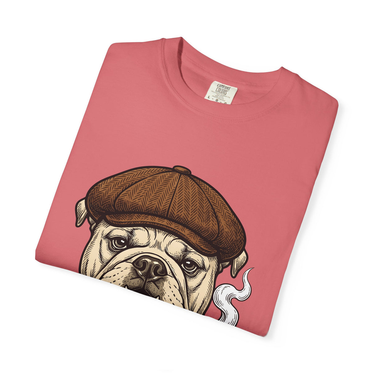 Bulldog Head T-Shirt Dog Creatures Gift Women Old School T-Shirt Bulldog T-Shirt Dog Fan Bulldog Graphic T-Shirt Vintage Illustration Animal