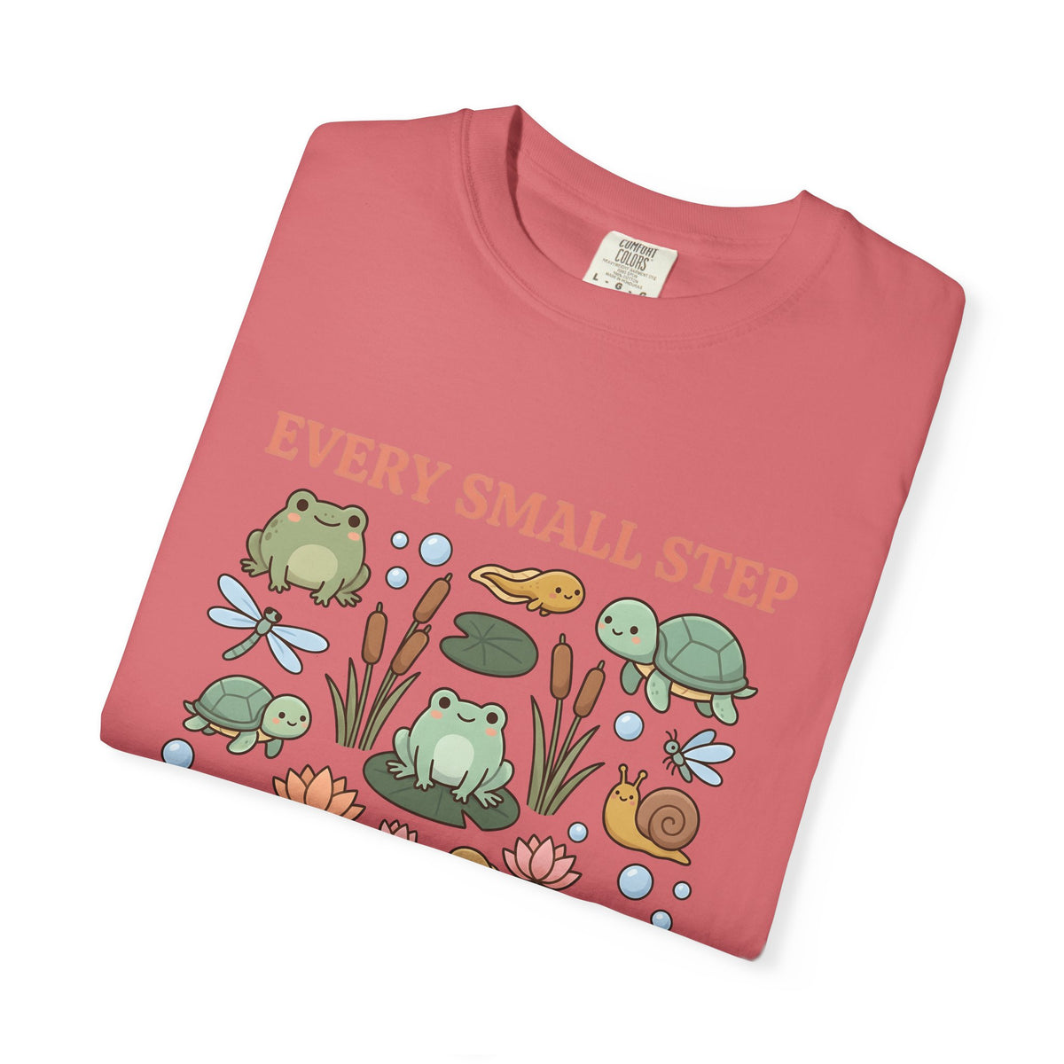 Frog Turtle Snail T-Shirt Motivation Nature Gift Women Cartoon T-Shirt Amphibian T-Shirt Inspirational Enthusiast Comic T-Shirt Environmental