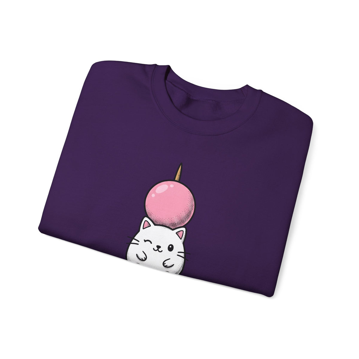 Feline Mochi Cat Snack Gift Adorable Cat Cat Fan Kitty Food Comic Sweet Candy Sweatshirt