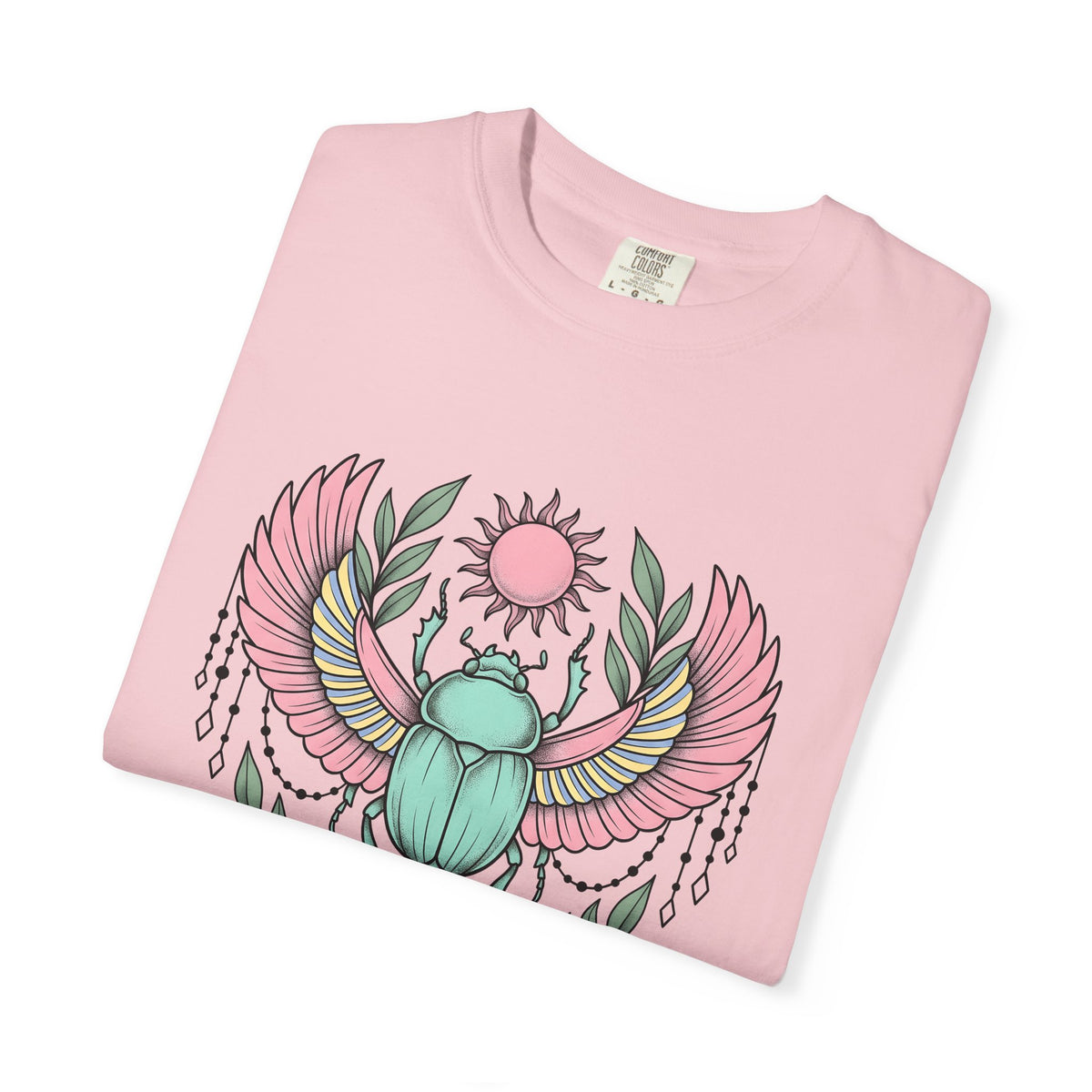 Scarab Bug Boho Chic Metaphysical Gift Tribal Beetle Bohemian Enthusiast Primitive Spiritual T-Shirt