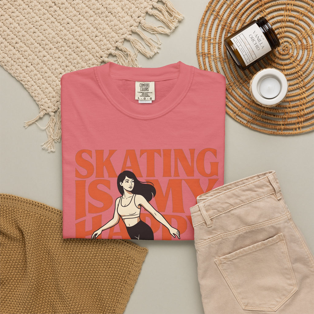 Roller Skater T-Shirt Sports Fitness Gift Women Bold Graphic T-Shirt Sk8er T-Shirt Athlete Enthusiast Graphic Design Gym Graphic Vintage Retro