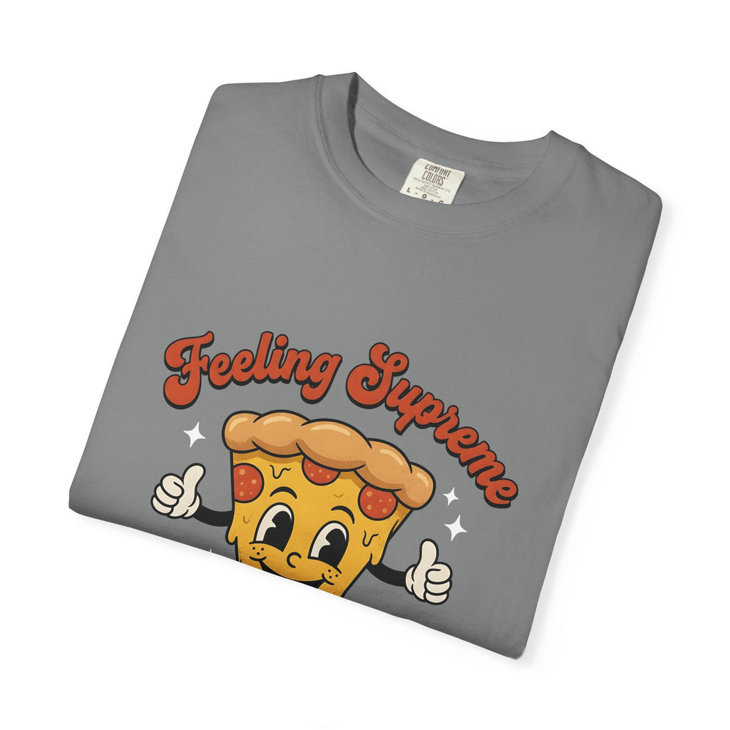 Pizza Cartoon T-Shirt Pizza Food Gift Women Cute T-Shirt Pizza T-Shirt Pizza Fan Kawaii T-Shirt Cuisine Graphic Retro Stars T-Shirt