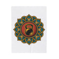 Kettlebell Mandala Blanket Sports Fitness Gift Women Boho Blanket Kettlebell Blanket Athlete Enthusiast Hippie Blanket Workout Graphic Vintage
