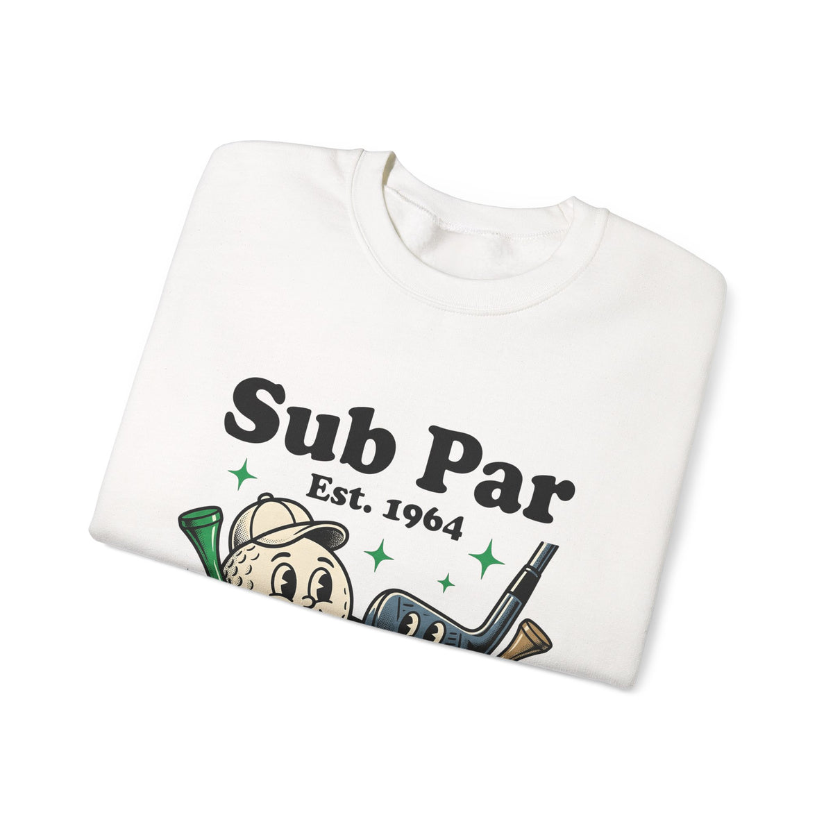 Golf Cartoon Sweatshirt Golf Humor Gift Women Vintage Sweatshirt Cartoon Character T-Sh