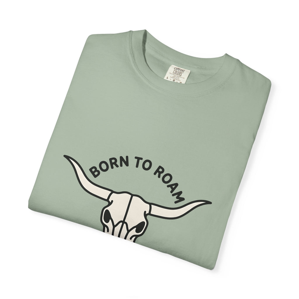 Bull Skull Cowgirl Tribal Gift Country Skull Rodeo Fan Western Tribal Clean Horns T-Shirt