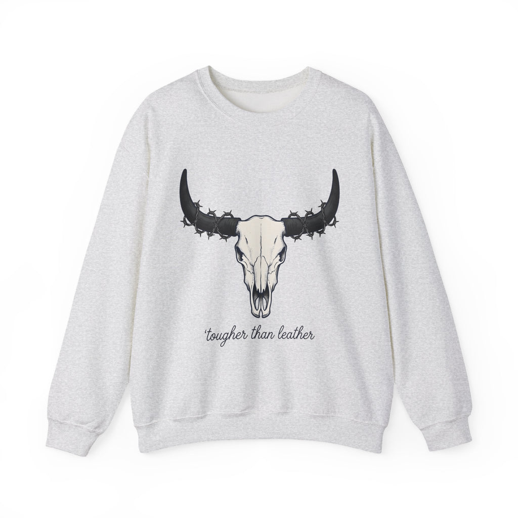 Bull Skull Sweatshirt Cowgirl Ranch Gift Women Western Sweatshirt Cow Skull Sweatshirt
