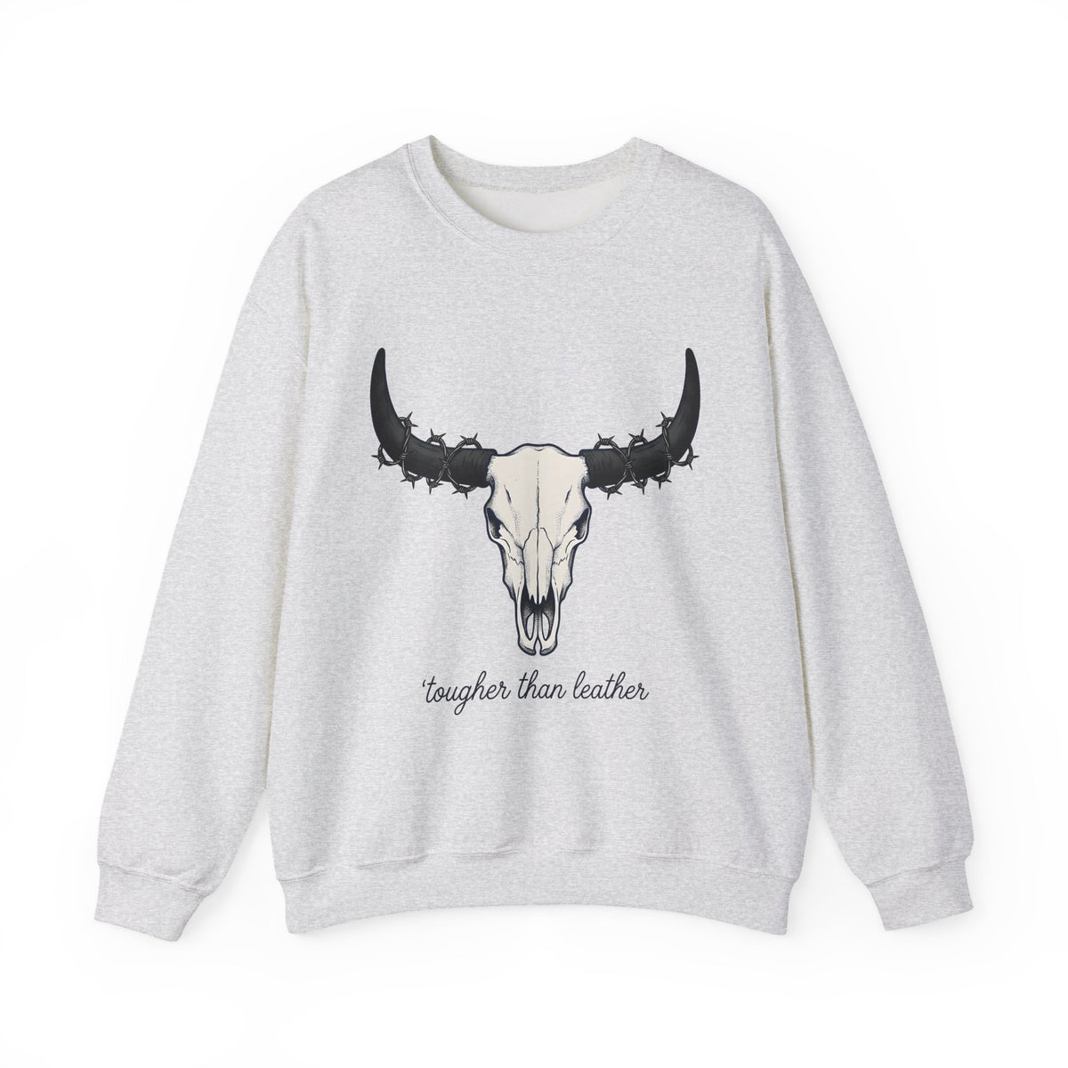 Bull Skull Sweatshirt Cowgirl Ranch Gift Women Western Sweatshirt Cow Skull Sweatshirt