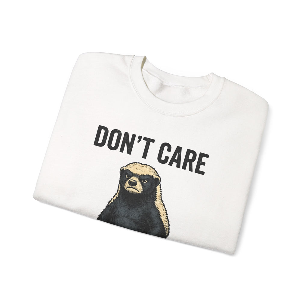 Honey Badger Boots Sweatshirt Cowgirl Wildlife Gift Women Retro Sweatshirt Combat Boots T