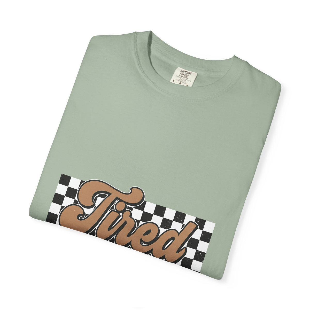 Cursive Font T-Shirt Mom Comedy Gift Women Nostalgic T-Shirt Script T-Shirt Mother Fan Vintage T-Shirt Humor Graphic Old-Fashioned Check Pattern