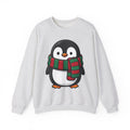 Penguin Clipart Sweatshirt Animals Festive Gift Women Kawaii Sweatshirt Pinguin Sweatshirt Wildlife Fan Cute Sweatshirt Holiday Graphic Comic Neck Wrap Sweatshirt