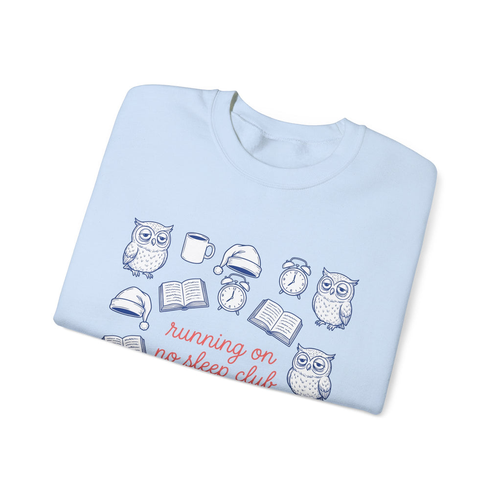 Sleepy Owl Sweatshirt Mom Book Gift Women Hand Drawn Sweatshirt Owl Sweatshirt Mother Fan Owl Sweatshirt Bibliophile Graphic Doodle Coffee Sweatshirt Sweatshirt