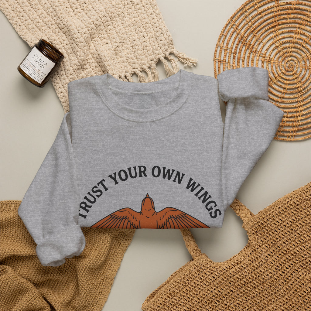 Swallow Bird Sweatshirt Bird Wildlife Gift Women Tribal Sweatshirt Swallows Sweatshirt Birdwatcher Fan Primitive Graphic Classic Wingspan Sweatshirt
