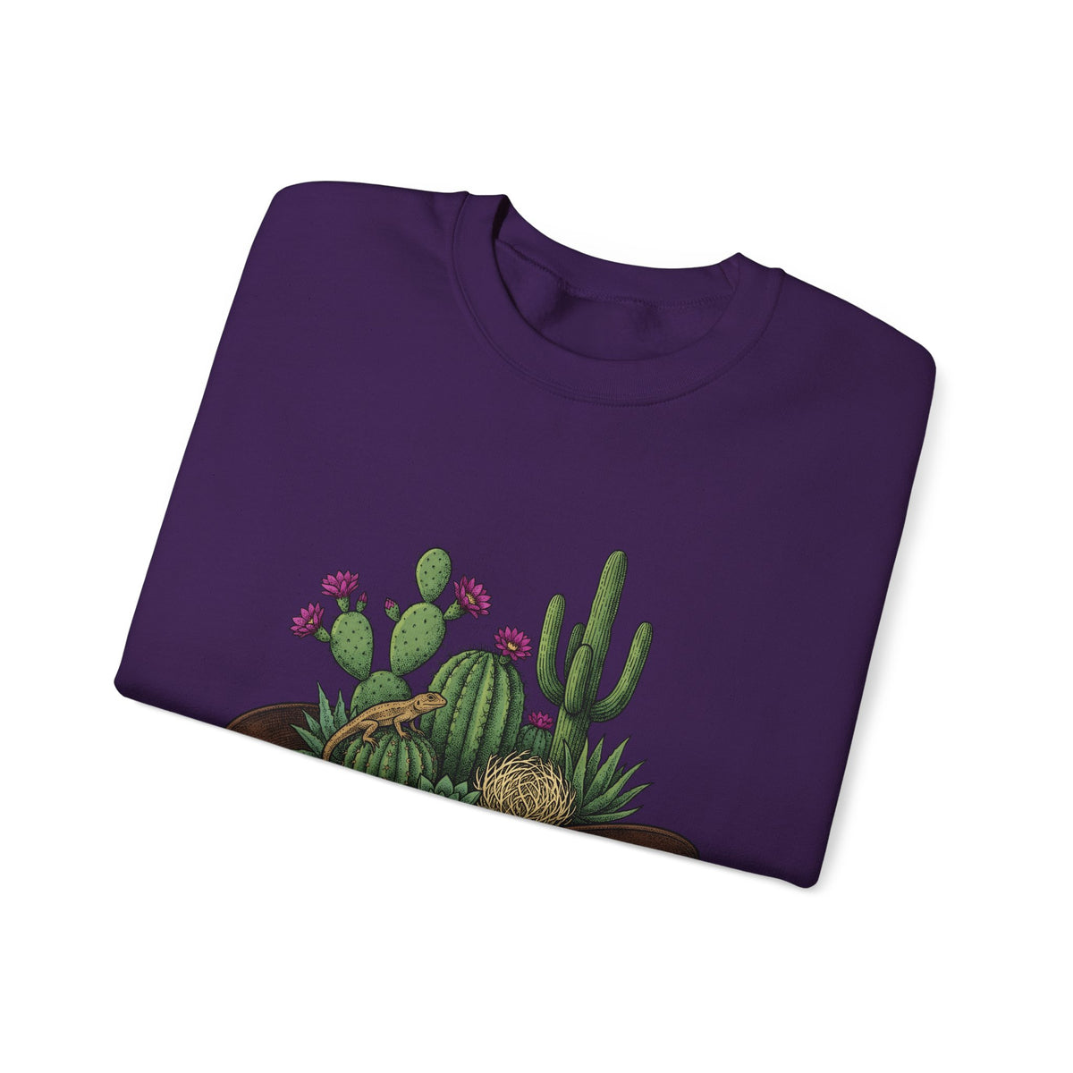 Western Hat Cactus Sweatshirt Cowgirl Cowboy Gift Women Rustic Sweatshirt Saguaro Sweatshirt Rodeo Fan Country Sweatshirt Cowboy Graphic Retro Reptile Sweatshirt