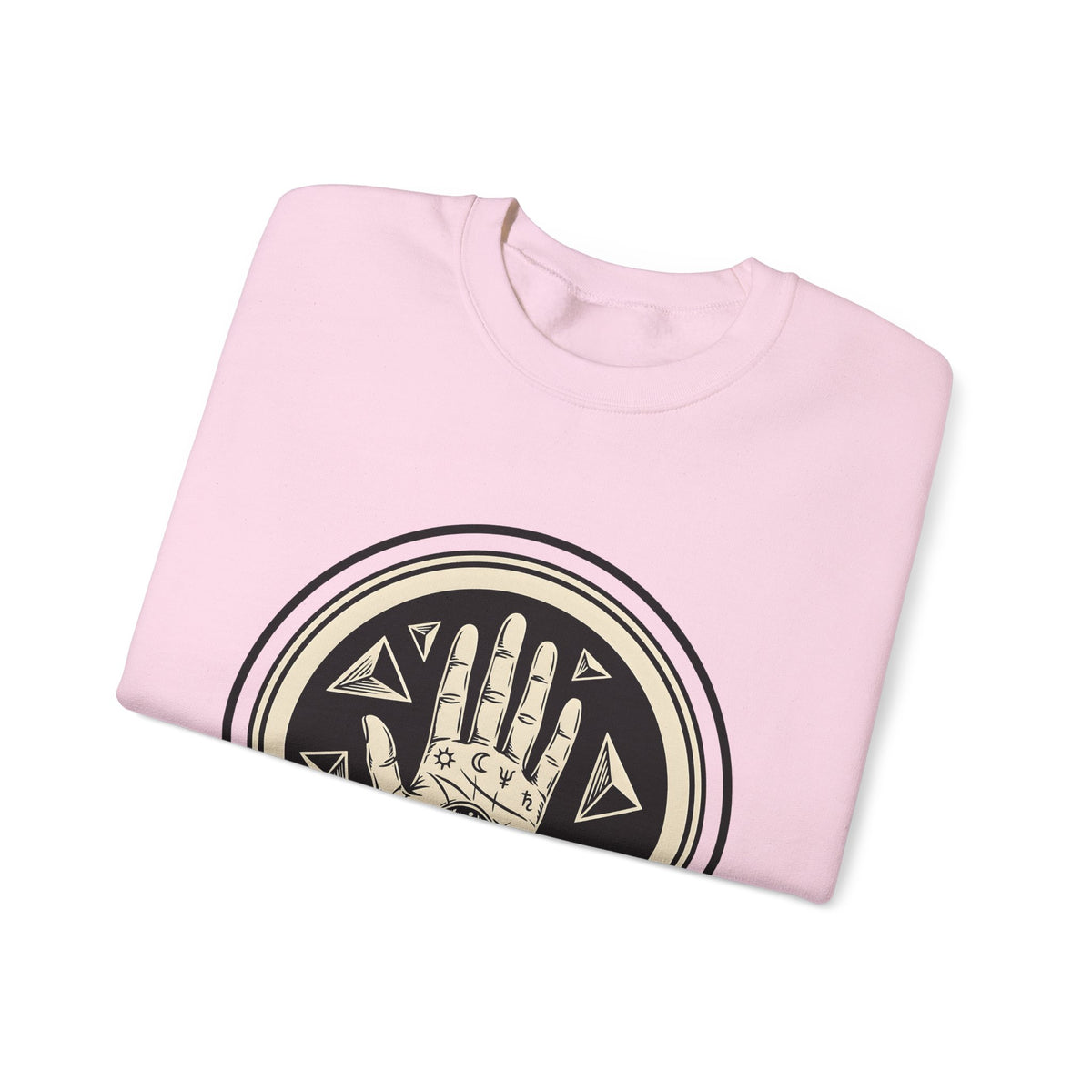 Enchanted Hand Sweatshirt Mystical Esoteric Gift Women Folk Sweatshirt Magical Hand Sweatshirt Occult Fan Primitive Sweatshirt Mystical Graphic Antique Polygon