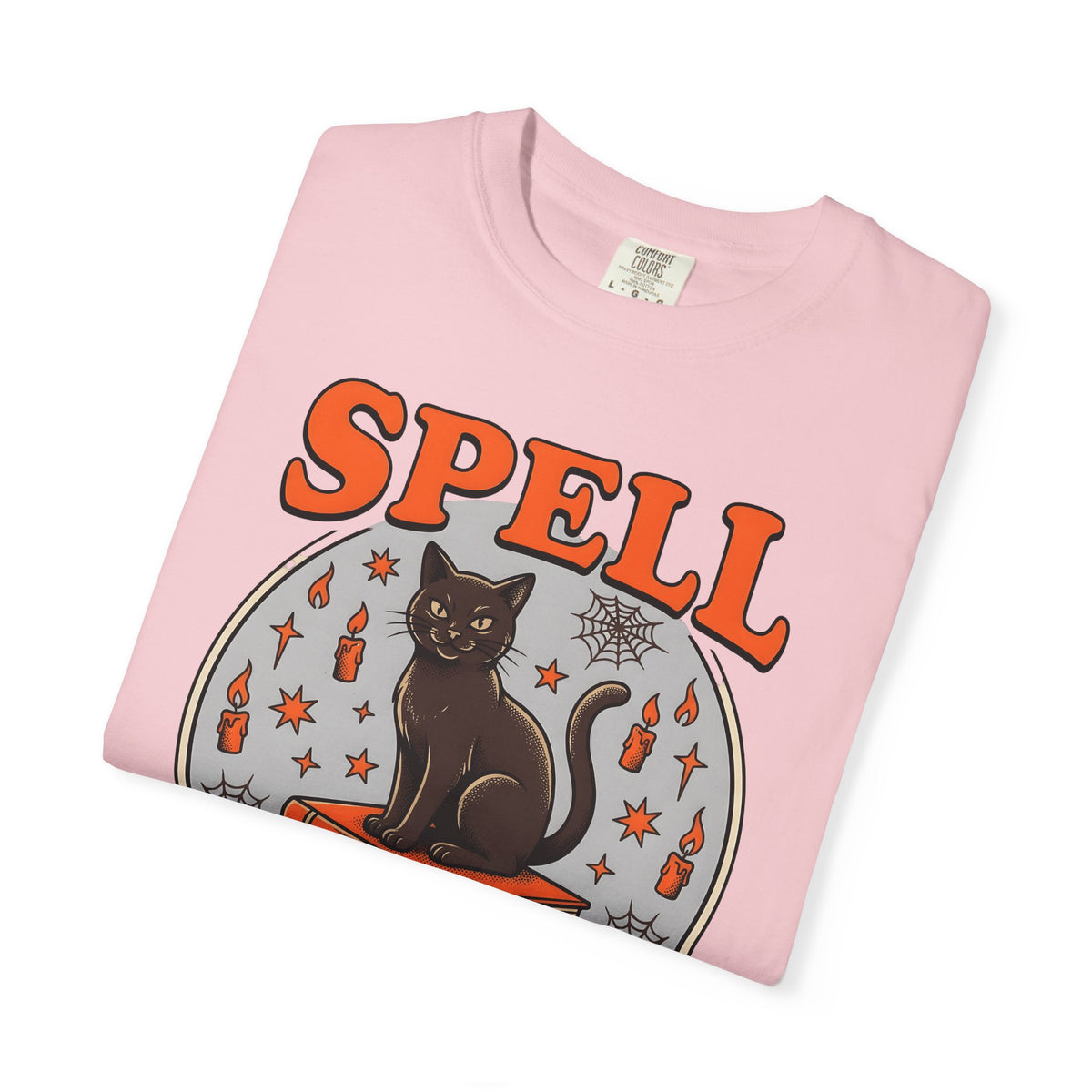 Black Cat T-Shirt Halloween Witchcraft Gift Women Vintage T-Shirt Cat T-Shirt Horror Fan Occult Graphic T-Shirt Retro Spell