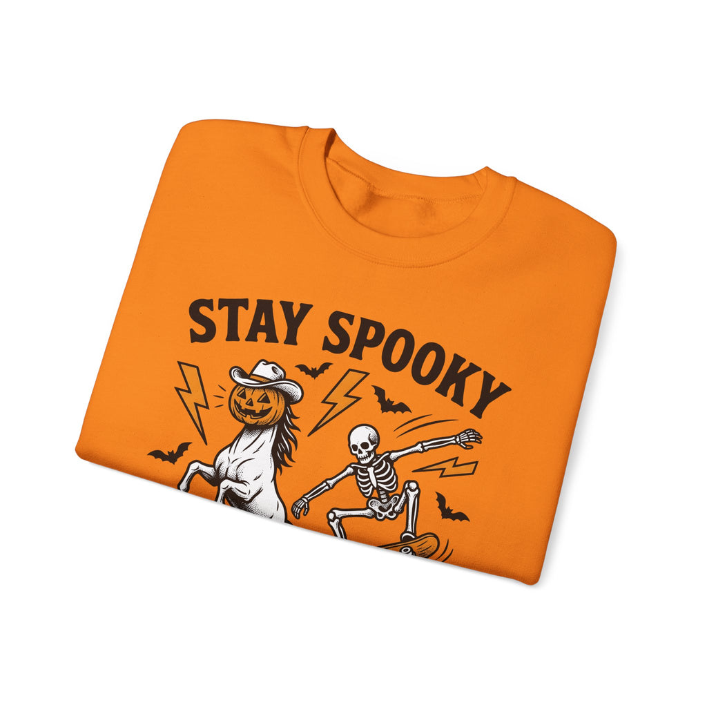Pumpkin Horse Face Sweatshirt Halloween Macabre Gift Women Nostalgic Sweatshirt Gourd Sweatshirt Horror Fan Spooky Sweatshirt Dark Graphic