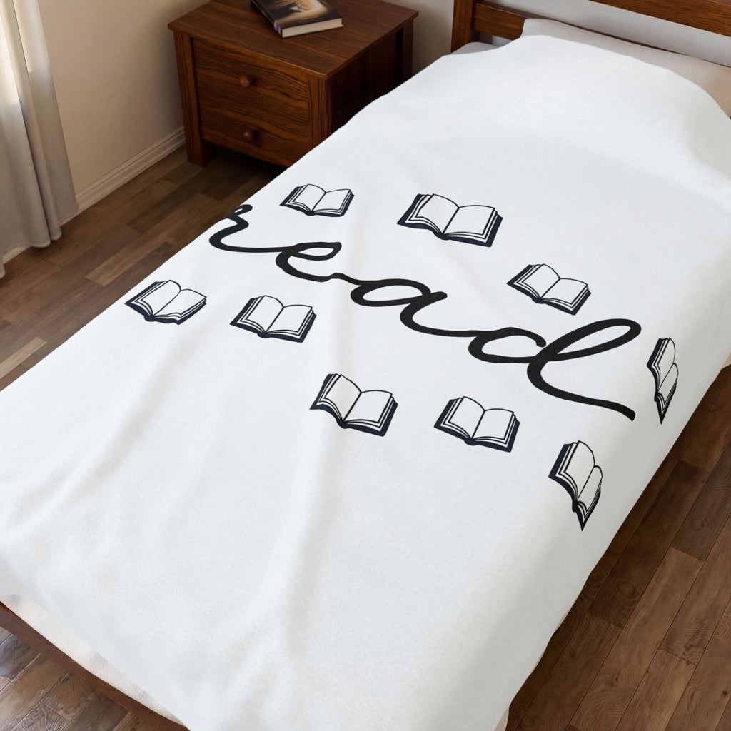 Open Book Graphic Blanket Teachers Reading Gift Women Modern Blanket Book Blanket Educator Enthusiast Contemporary Blanket Literacy Graphic