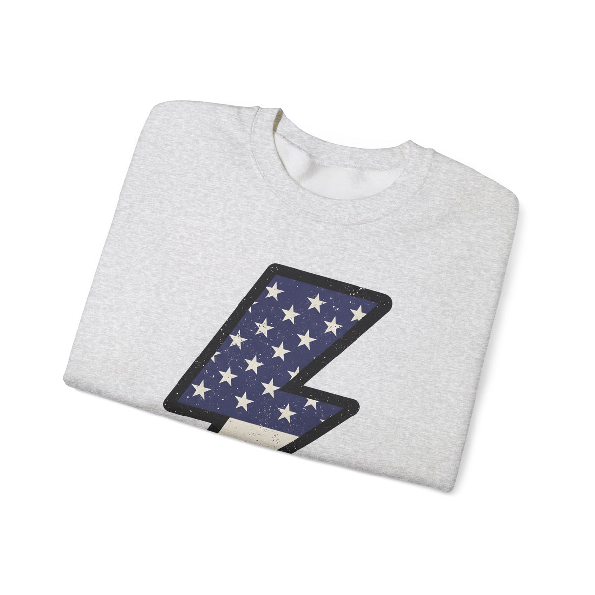 Electric Bolt Sweatshirt 4th Of July Freedom Gift Women Rustic Sweatshirt Lightning Sweatshirt Independence Fan Vintage Sweatshirt Liberty Graphic Nostalgic