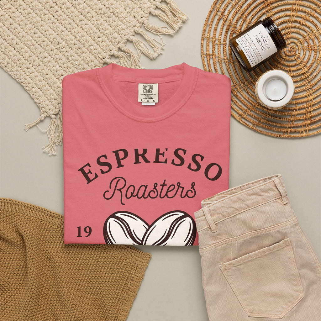 Java Beans T-Shirt Coffee Culinary Gift Women Antique T-Shirt Coffee Bean T-Shirt Coffee Fan Gourmet Design Baking Graphic Line Art Shoot T-Shirt