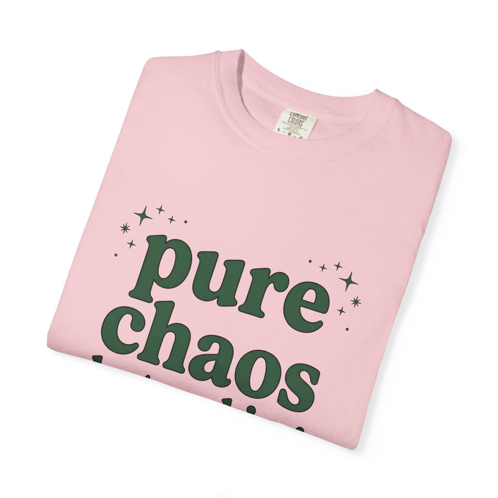 Retro Text T-Shirt Mom Humor Gift Women Playful T-Shirt Typography T-Shirt Motherhood Fan Funny T-Shirt Sarcasm Graphic Minimalist Stars T-Shirt