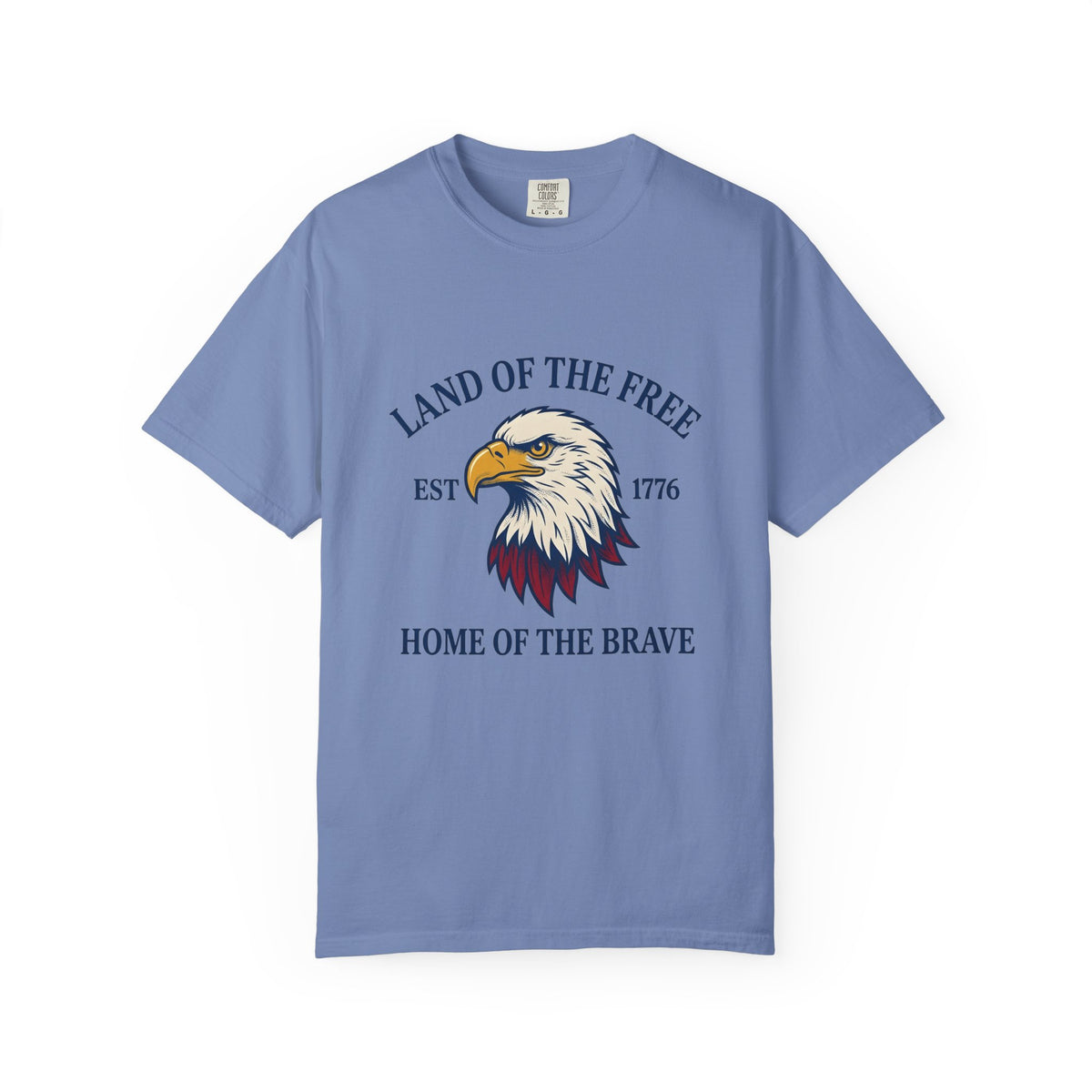 Bald Eagle T-Shirt America Patriotism Gift Women Line Art T-Shirt Eagle T-Shirt American Enthusiast Illustration Graphic Cartoon Patriotic Graphic
