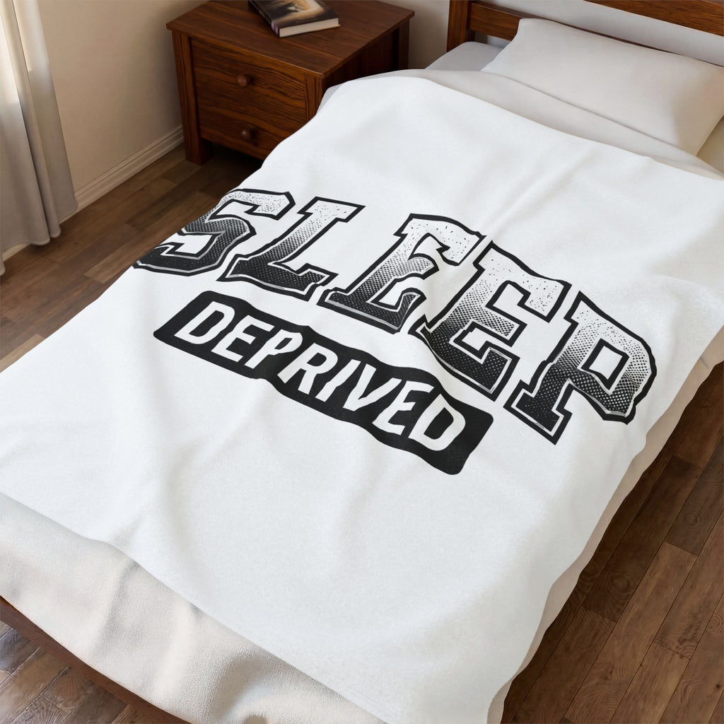 Varsity Lettering Blanket Moms Caregiver Gift Women Thick Blanket Letterman Blanket Motherhood Enthusiast Bold Blanket Nanny Graphic Throwback