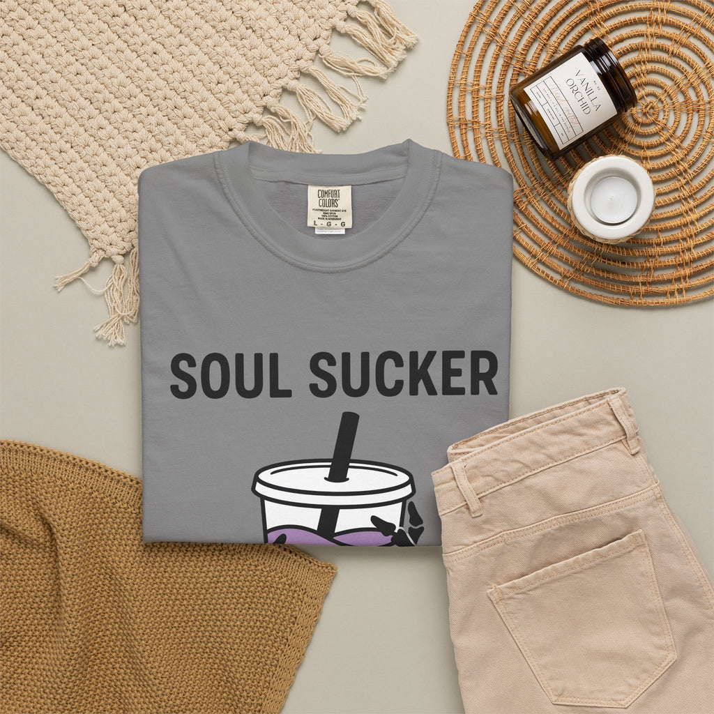 Skeleton Claw Tea T-Shirt Drinks Dark Gift Women Modern Print T-Shirt Bone Tea T-Shirt Beverage Fan Graphic Design Illustration Comic Skull T-Shirt