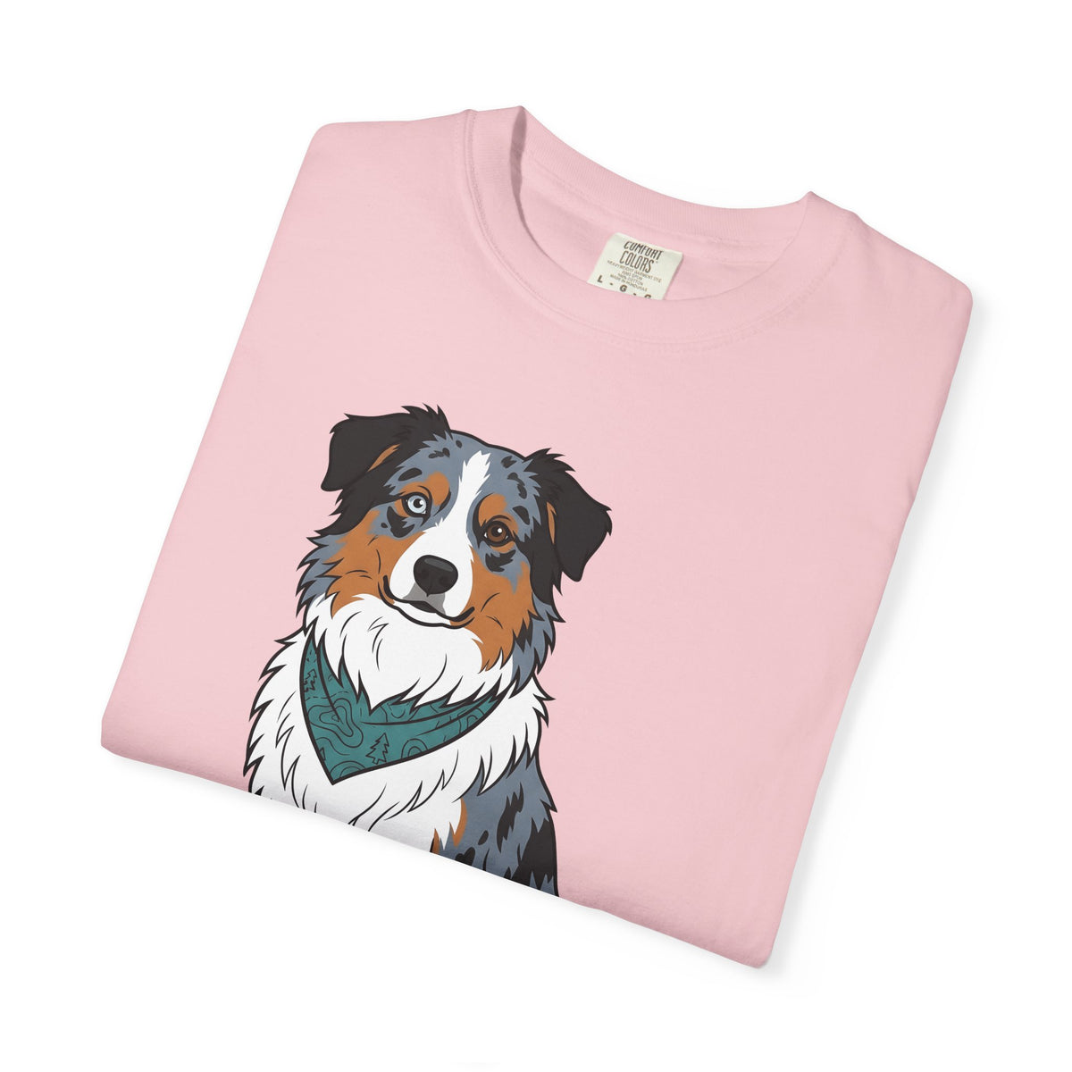 Australian Shepherd T-Shirt Dog Pet Gift Women Cartoon T-Shirt Blue Heeler T-Shirt Dog Fan Aussie Graphic Dog Design Vintage Bandana T-Shirt