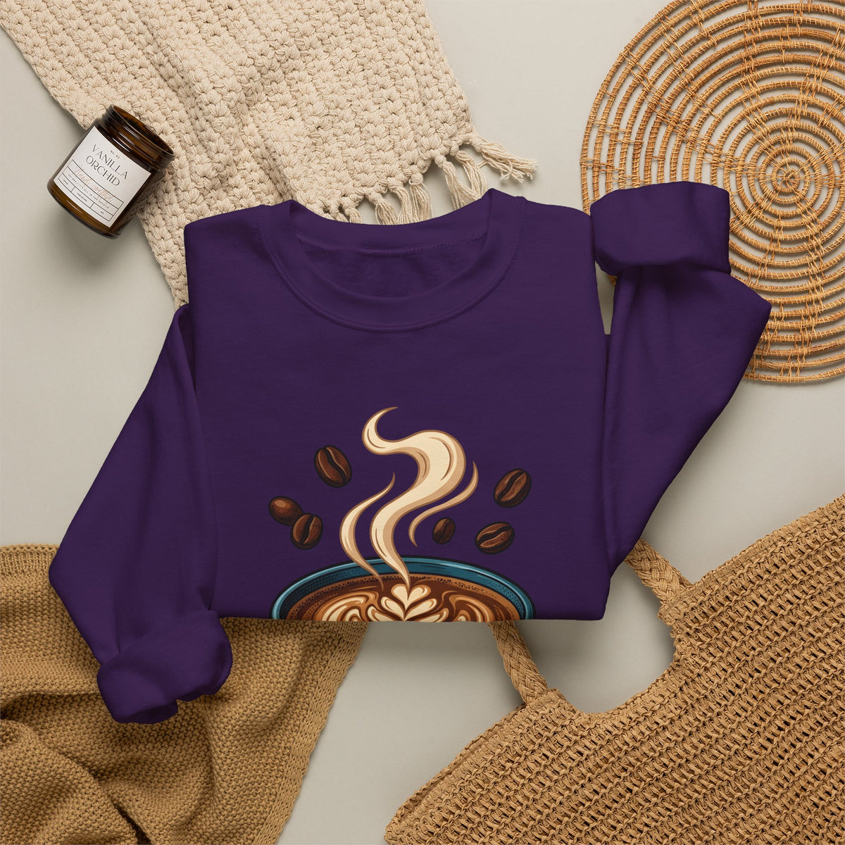 Espresso Cup Sweatshirt Coffee Cuisine Gift Women Line Art Sweatshirt Coffee Sweatshirt Sweatshirt Coffee Fan Coffee Art Sweatshirt Food Graphic Classic Coffee Seeds