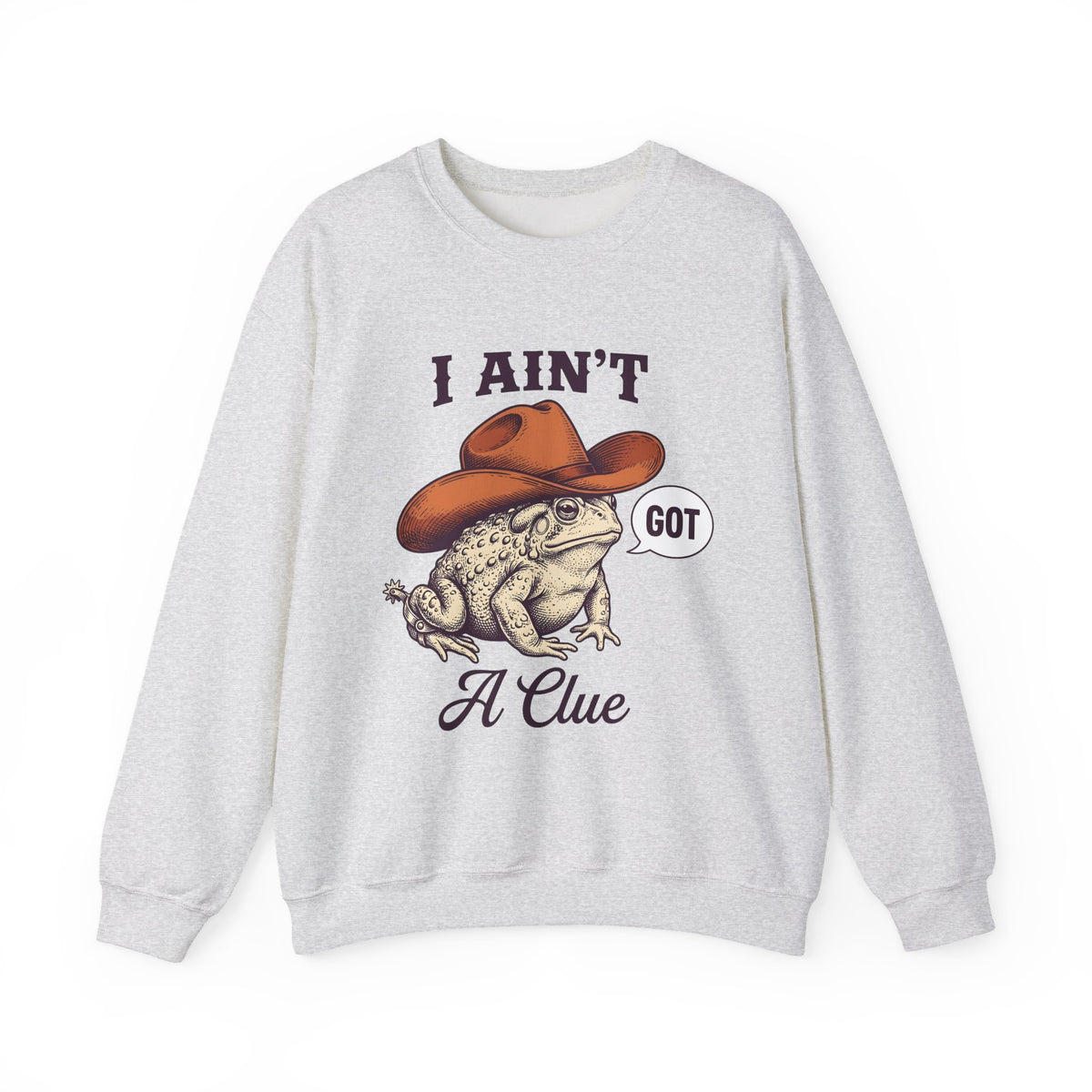 Ranch Frog Funny Critter Gift Classic Toad Humor Fan Retro Animal Doodle Talk Bubble Sweatshirt