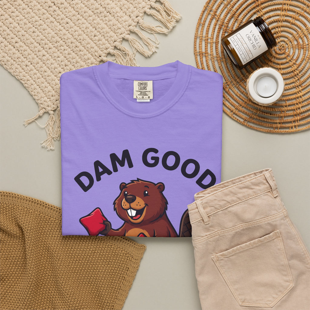 Beaver Icon T-Shirt Cornhole Comedy Gift Women Cartoonish T-Shirt Beaver T-Shirt Cornhole Fan Funny T-Shirt Humor Graphic Dynamic Toss T-Shirt T-Shirt