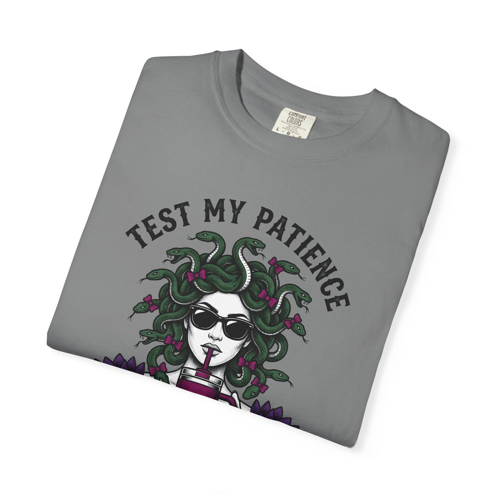 Medusa Glasses T-Shirt Moms Funny Gift Women Pop Art T-Shirt Gorgon T-Shirt Motherhood Fan Retro T-Shirt Humor Graphic Classic Lotus Bloom T-Shirt