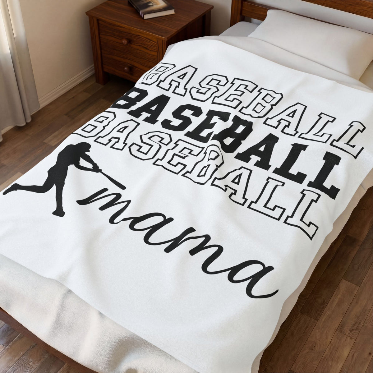 Baseball Ballplayer Blanket Baseball Mom Recreation Gift Women Energetic Blanket Baseball Player Blanket Baseball Mom Fan Vibrant Blanket Leisure