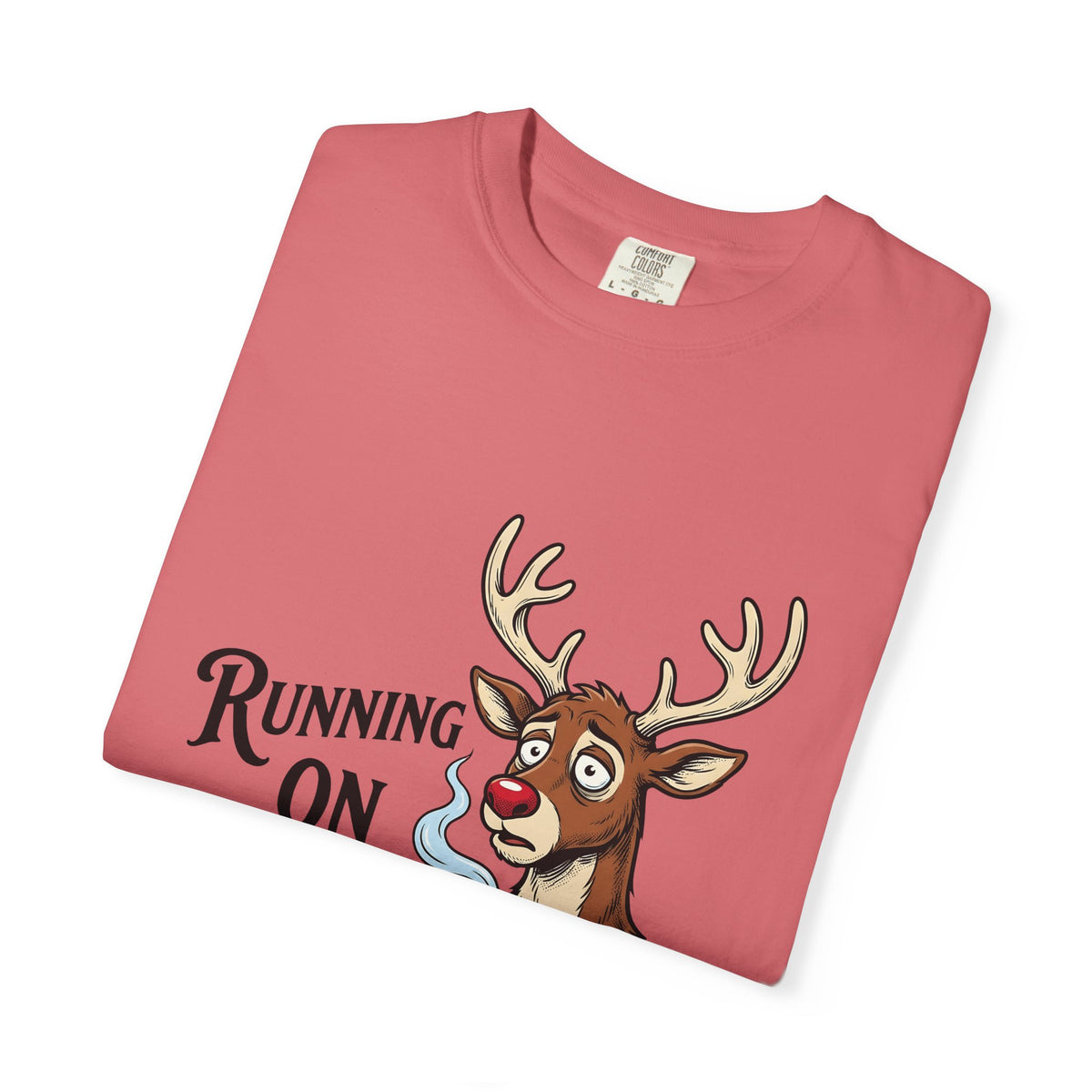 Reindeer Coffee Christmas Humor Gift Cartoon Coffee Xmas Fan Funny Vintage Mug T-Shirt