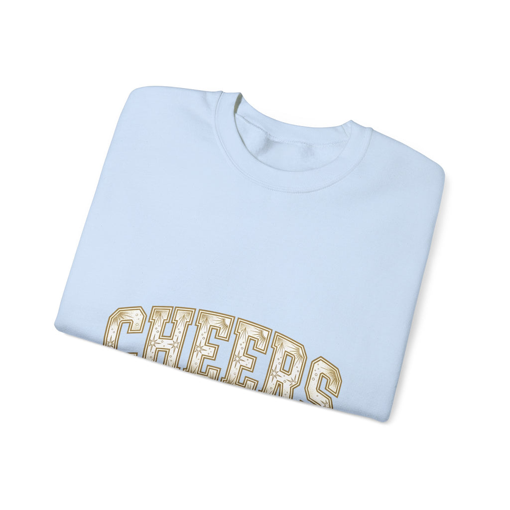 Festive Lettering Holiday Gathering Gift Cheerful Typography Christmas Fan Hand Lettering Party Sweatshirt