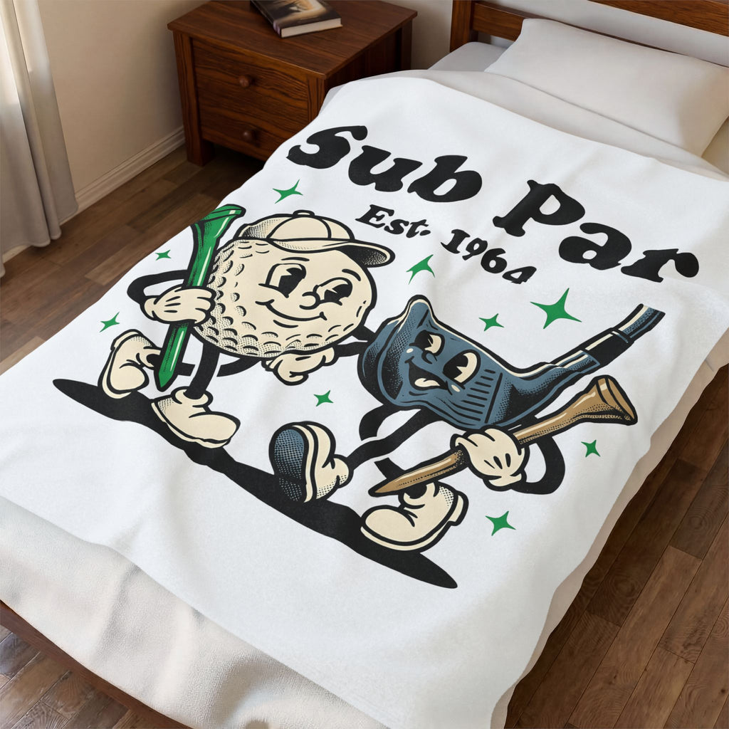 Golf Cartoon Blanket Golf Humor Gift Women Vintage Blanket Cartoon Character T-Sh